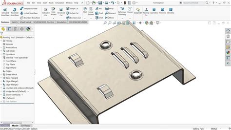 solidworks sheet metal drawing tutorial